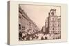 Rue St. Antoine and Hotel de Ville-A. Pepper-Stretched Canvas