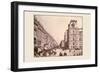 Rue St. Antoine and Hotel de Ville-A. Pepper-Framed Art Print