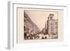 Rue St. Antoine and Hotel de Ville-A. Pepper-Framed Art Print