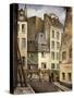 Rue St. Julien Le Pauvre, Paris-Christopher Richard Wynne Nevinson-Stretched Canvas