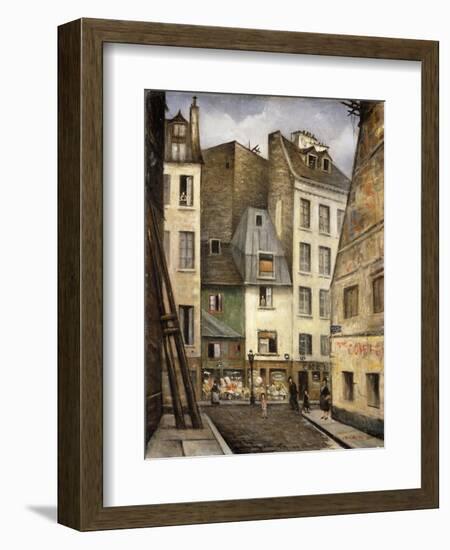 Rue St. Julien Le Pauvre, Paris-Christopher Richard Wynne Nevinson-Framed Giclee Print