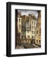 Rue St. Julien Le Pauvre, Paris-Christopher Richard Wynne Nevinson-Framed Giclee Print