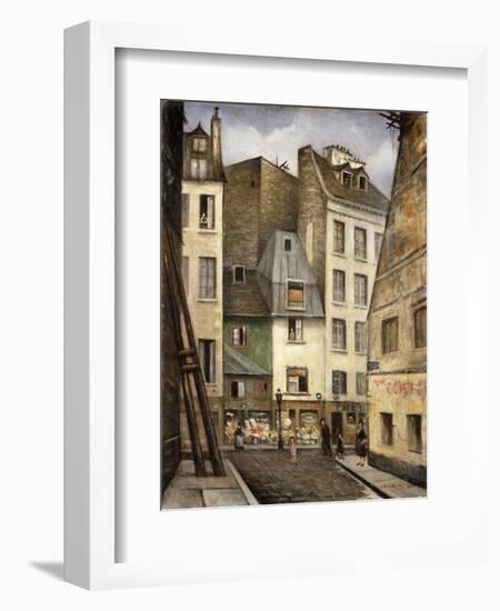 Rue St. Julien Le Pauvre, Paris-Christopher Richard Wynne Nevinson-Framed Giclee Print