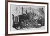 Rue St. Martin Barricade-null-Framed Giclee Print