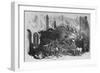 Rue St. Martin Barricade-null-Framed Giclee Print