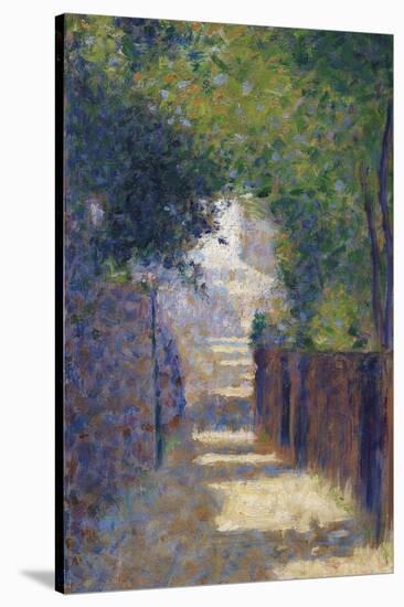 Rue St. Vincent in Spring, C.1884-Georges Seurat-Stretched Canvas