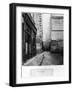 Rue Tirechape, from Rue De Rivoli, Paris, 1858-78-Charles Marville-Framed Giclee Print