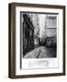 Rue Tirechape, from Rue De Rivoli, Paris, 1858-78-Charles Marville-Framed Giclee Print