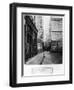 Rue Tirechape, from Rue De Rivoli, Paris, 1858-78-Charles Marville-Framed Giclee Print