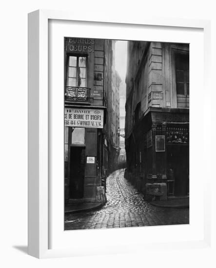 Rue Tirechape, from Rue St. Honore, Paris, 1858-78-Charles Marville-Framed Giclee Print