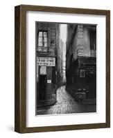 Rue Tirechape, from Rue St. Honore, Paris, 1858-78-Charles Marville-Framed Premium Giclee Print