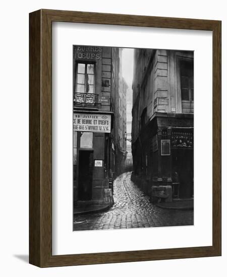 Rue Tirechape, from Rue St. Honore, Paris, 1858-78-Charles Marville-Framed Premium Giclee Print