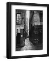 Rue Tirechape, from Rue St. Honore, Paris, 1858-78-Charles Marville-Framed Premium Giclee Print