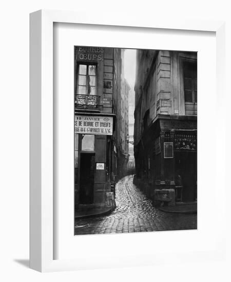 Rue Tirechape, from Rue St. Honore, Paris, 1858-78-Charles Marville-Framed Premium Giclee Print