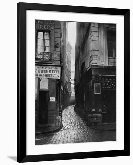 Rue Tirechape, from Rue St. Honore, Paris, 1858-78-Charles Marville-Framed Giclee Print