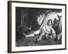 Rue Transnonain, Illustration from "L'Association Mensuelle", 15th April 1834-Honore Daumier-Framed Giclee Print