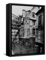 Rue Vieille-Du-Temple, Paris, 1858-78-Charles Marville-Framed Stretched Canvas