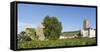 Rüdesheim am Rhein, View to Brömserburg / Niederburg (castle) and Boosenburg (castle), Oberburg-Torsten Krüger-Framed Stretched Canvas