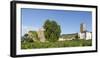 Rüdesheim am Rhein, View to Brömserburg / Niederburg (castle) and Boosenburg (castle), Oberburg-Torsten Krüger-Framed Photographic Print