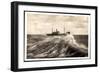 Rügenwalde Pommern, Schiff Auf Hoher See, Welle-null-Framed Giclee Print