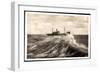 Rügenwalde Pommern, Schiff Auf Hoher See, Welle-null-Framed Giclee Print