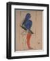 Ruffian, Costume Design for the Opera Victory over the Sun-Kasimir Severinovich Malevich-Framed Giclee Print