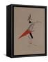 Ruffian, Figurine for the Opera Victory over the Sun by A. Kruchenykh, 1920-1921-El Lissitzky-Framed Stretched Canvas