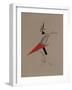 Ruffian, Figurine for the Opera Victory over the Sun by A. Kruchenykh, 1920-1921-El Lissitzky-Framed Giclee Print