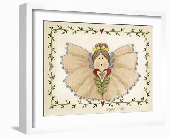 Ruffled Angel-Debbie McMaster-Framed Giclee Print