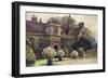 Rufford Abbey, Nottinghamshire-Ernest Haslehust-Framed Art Print