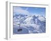 Rufikopf Cable Car, Stubenbach, Lech, Near St. Anton Am Arlberg, in Winter Snow, Austrian Alps-Peter Barritt-Framed Premium Photographic Print