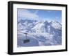 Rufikopf Cable Car, Stubenbach, Lech, Near St. Anton Am Arlberg, in Winter Snow, Austrian Alps-Peter Barritt-Framed Photographic Print