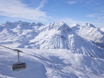 'Rufikopf Cable Car, Stubenbach, Lech, Near St. Anton Am Arlberg, in