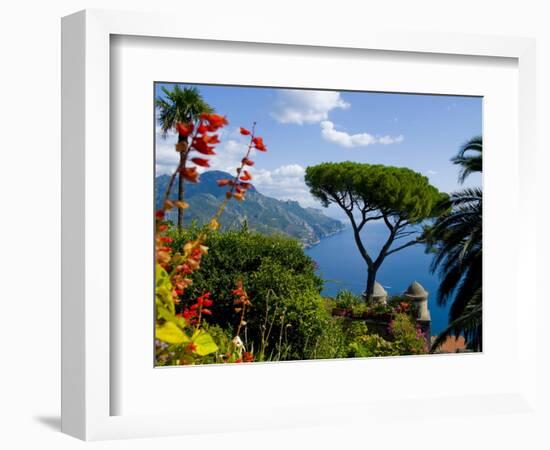 Rufolo View, Ravello, Amalfi Coast, UNESCO World Heritage Site, Campania, Italy, Europe-Charles Bowman-Framed Photographic Print