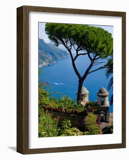 Rufolo View, Ravello, Amalfi Coast, UNESCO World Heritage Site, Campania, Italy, Europe-Charles Bowman-Framed Photographic Print