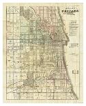 Map of Chicago, c.1857-Rufus Blanchard-Art Print