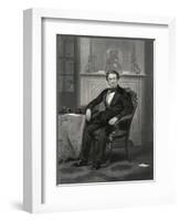 Rufus Choate-Alonzo Chappel-Framed Art Print