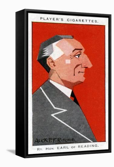 Rufus Isaacs, 1st Marquess of Reading, Lord Chief Justice and Diplomat, 1926-Alick PF Ritchie-Framed Stretched Canvas