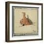 Rufus the Cat Explores the Mousehole-Cecil Aldin-Framed Art Print