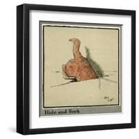 Rufus the Cat Explores the Mousehole-Cecil Aldin-Framed Art Print