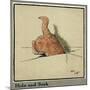 Rufus the Cat Explores the Mousehole-Cecil Aldin-Mounted Art Print