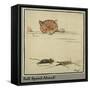 Rufus the Cat Watches a Mouse-Cecil Aldin-Framed Stretched Canvas