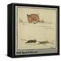 Rufus the Cat Watches a Mouse-Cecil Aldin-Framed Stretched Canvas