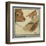 Rufus the Cat with Blossom the Cow-Cecil Aldin-Framed Art Print