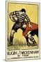 Rugby at Twickenham-The Vintage Collection-Mounted Giclee Print