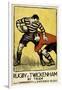 Rugby at Twickenham-The Vintage Collection-Framed Art Print