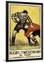 Rugby at Twickenham-The Vintage Collection-Framed Art Print