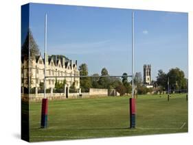 Rugby Fields of Oxford-searagen-Stretched Canvas