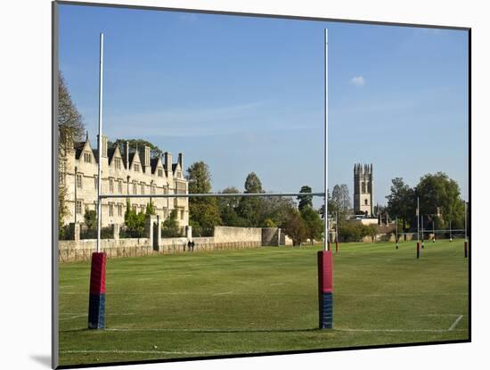 Rugby Fields of Oxford-searagen-Mounted Photographic Print