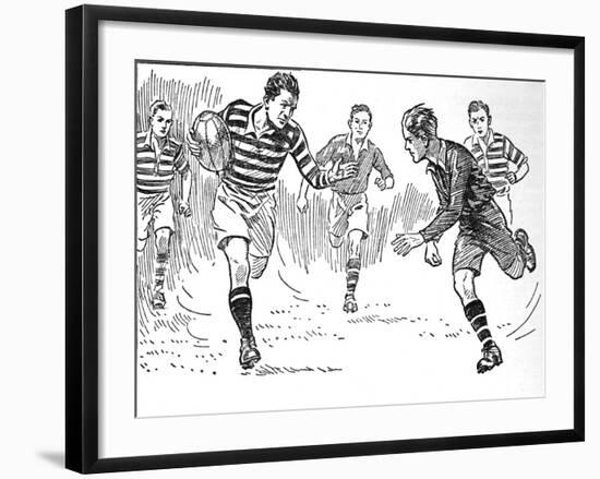 Rugby Football, 1937-null-Framed Giclee Print